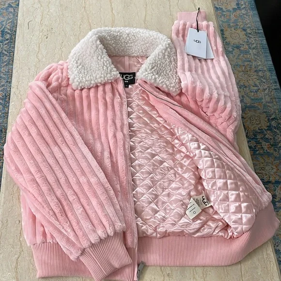 NWT UGG Viviana Bomber Jacket Cord. - Picture 11 of 15